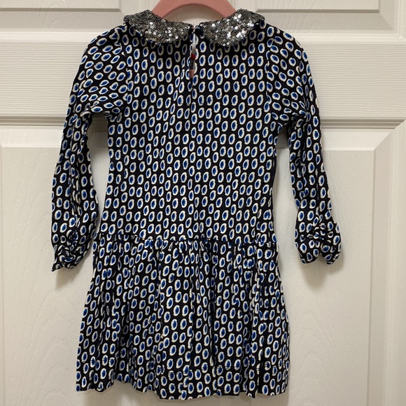 EUC-Rhinestone Collared Dress - Picture 3 of 3